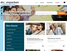 Tablet Screenshot of droomparken.info